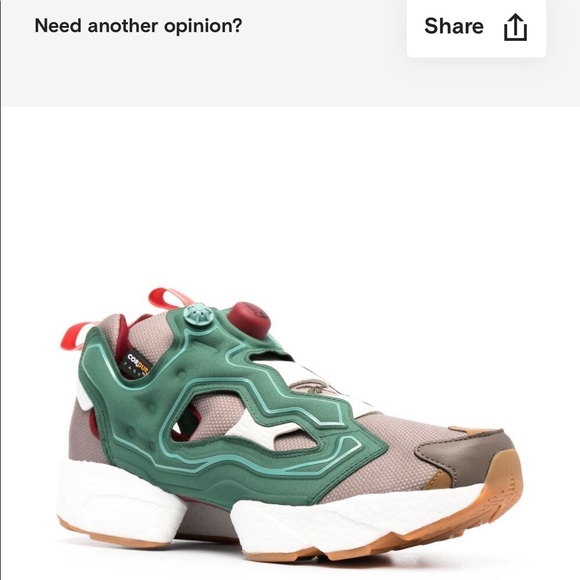 REEBOK X BBC INSTAPUMP FURY BOOST Wm 5.5 men 6.5 - Picture 9 of 14